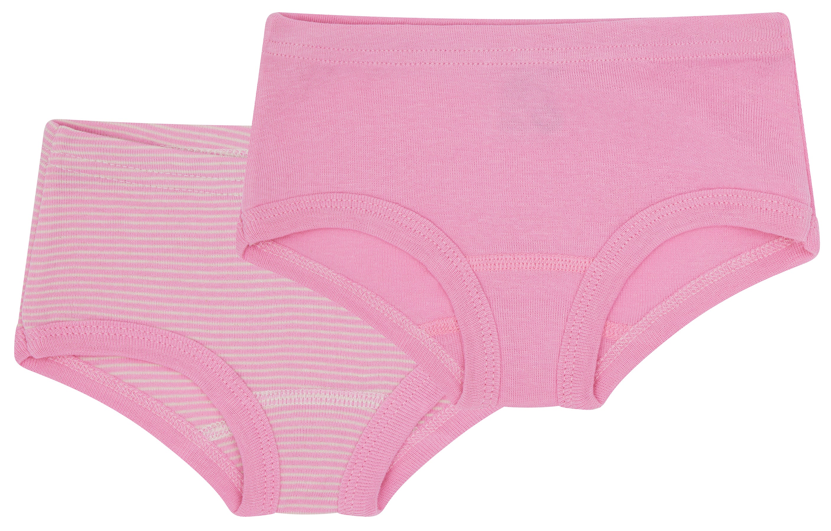 Two-pack fine rib panties Two-pack fine rib panties