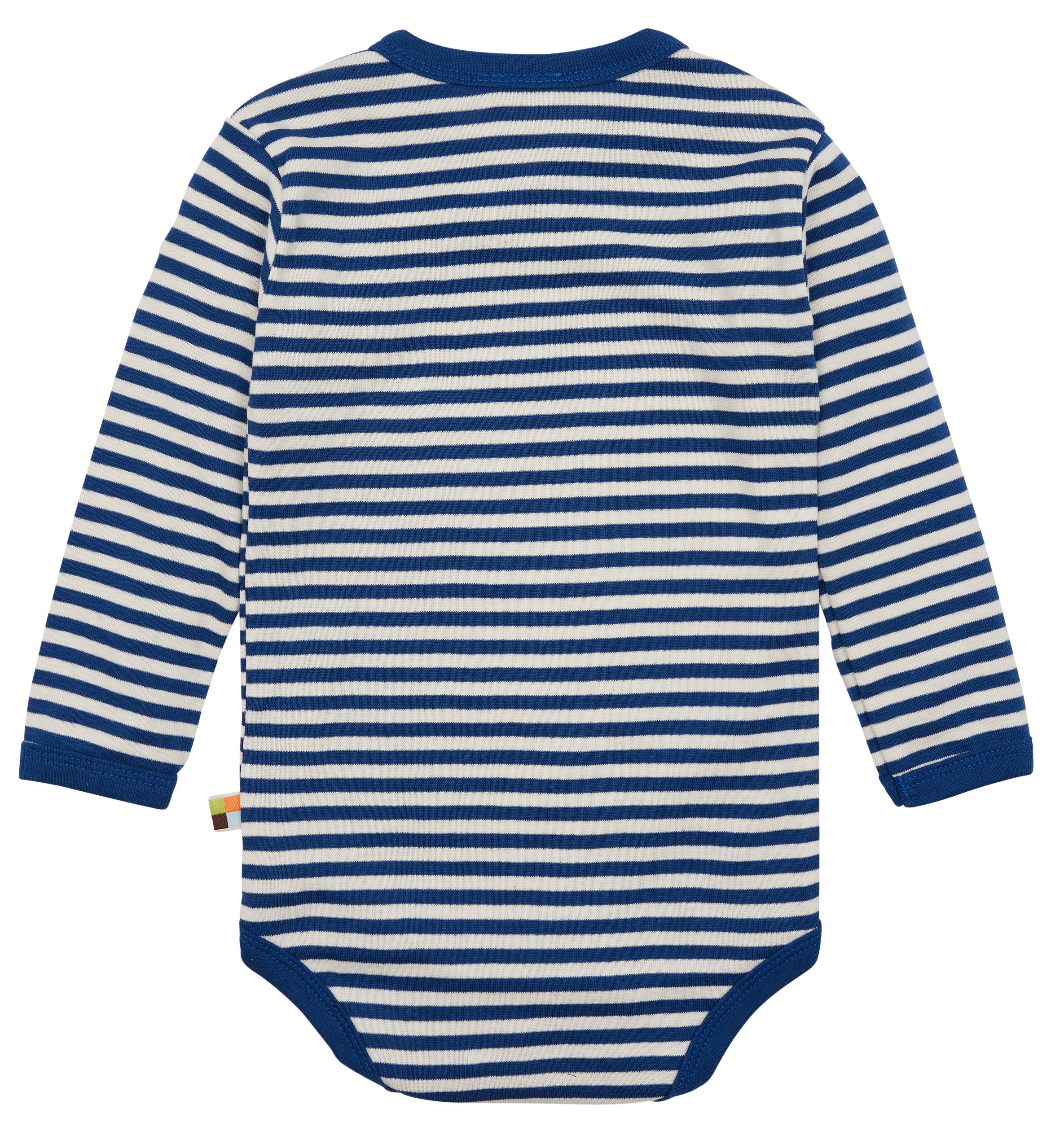 Striped wrap body with long sleeves Striped wrap body with long sleeves
