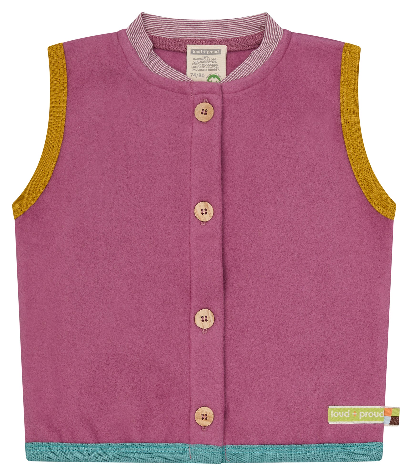 Weste aus Baumwoll-Fleece