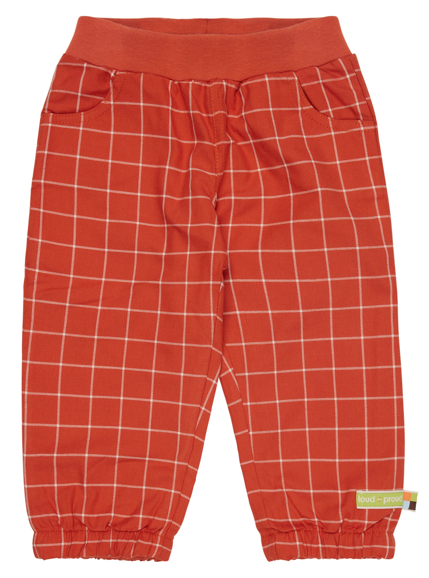 Checked pants