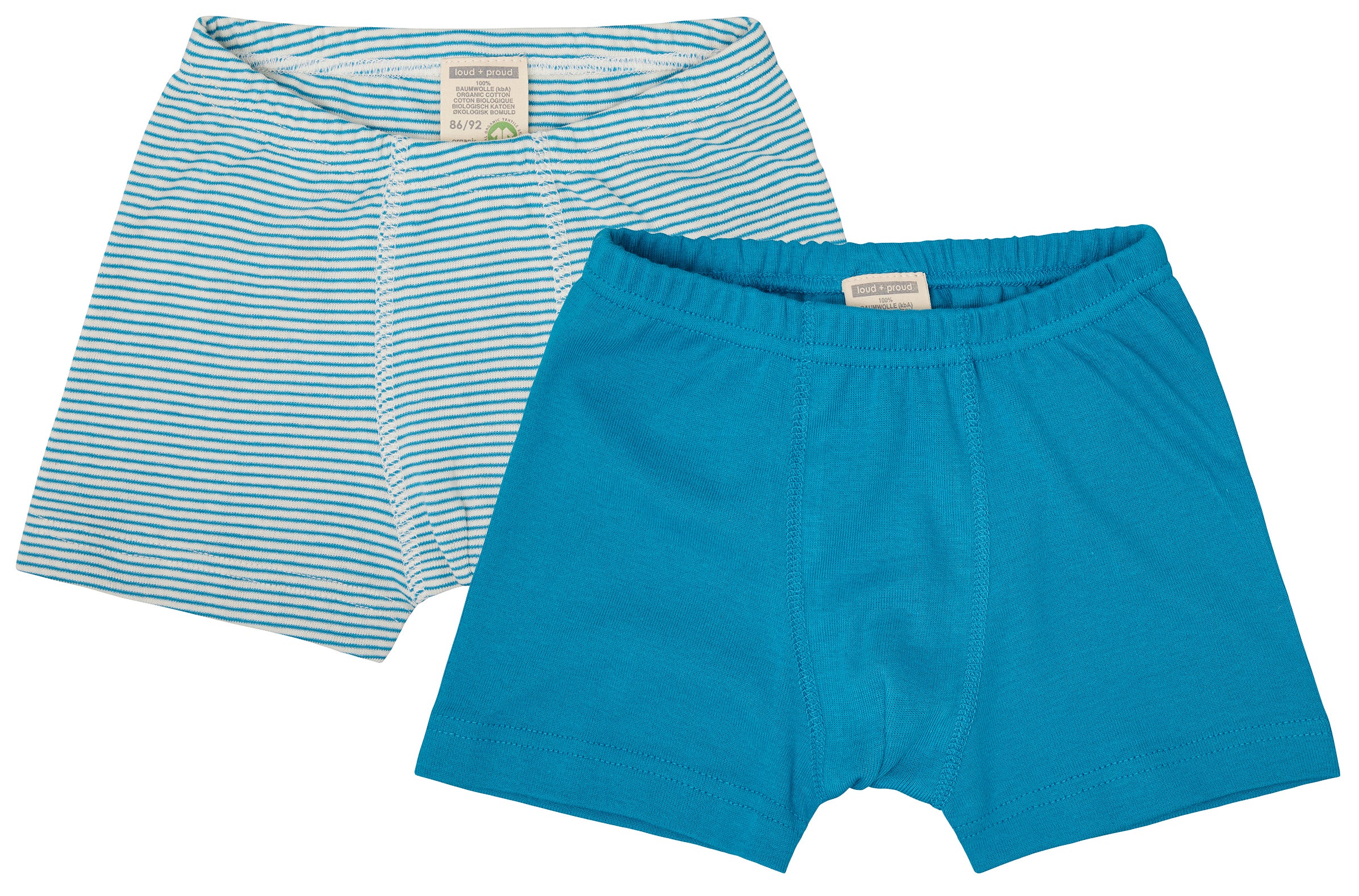 Double pack of boxer shorts in fine ribbed fabric Double pack of boxer shorts in fine ribbed fabric