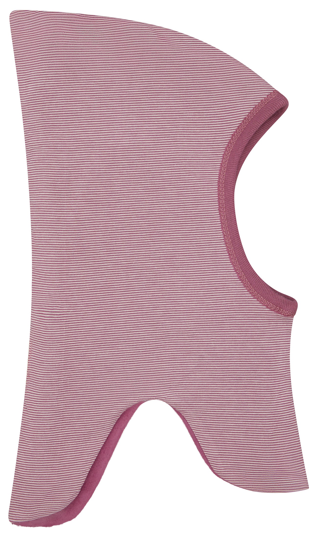 Wende-Schlupfmütze aus Baumwoll-Fleece