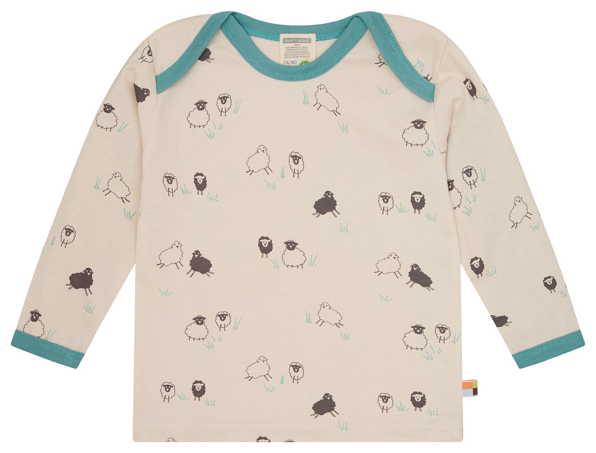 Shirt langarm mit Druck