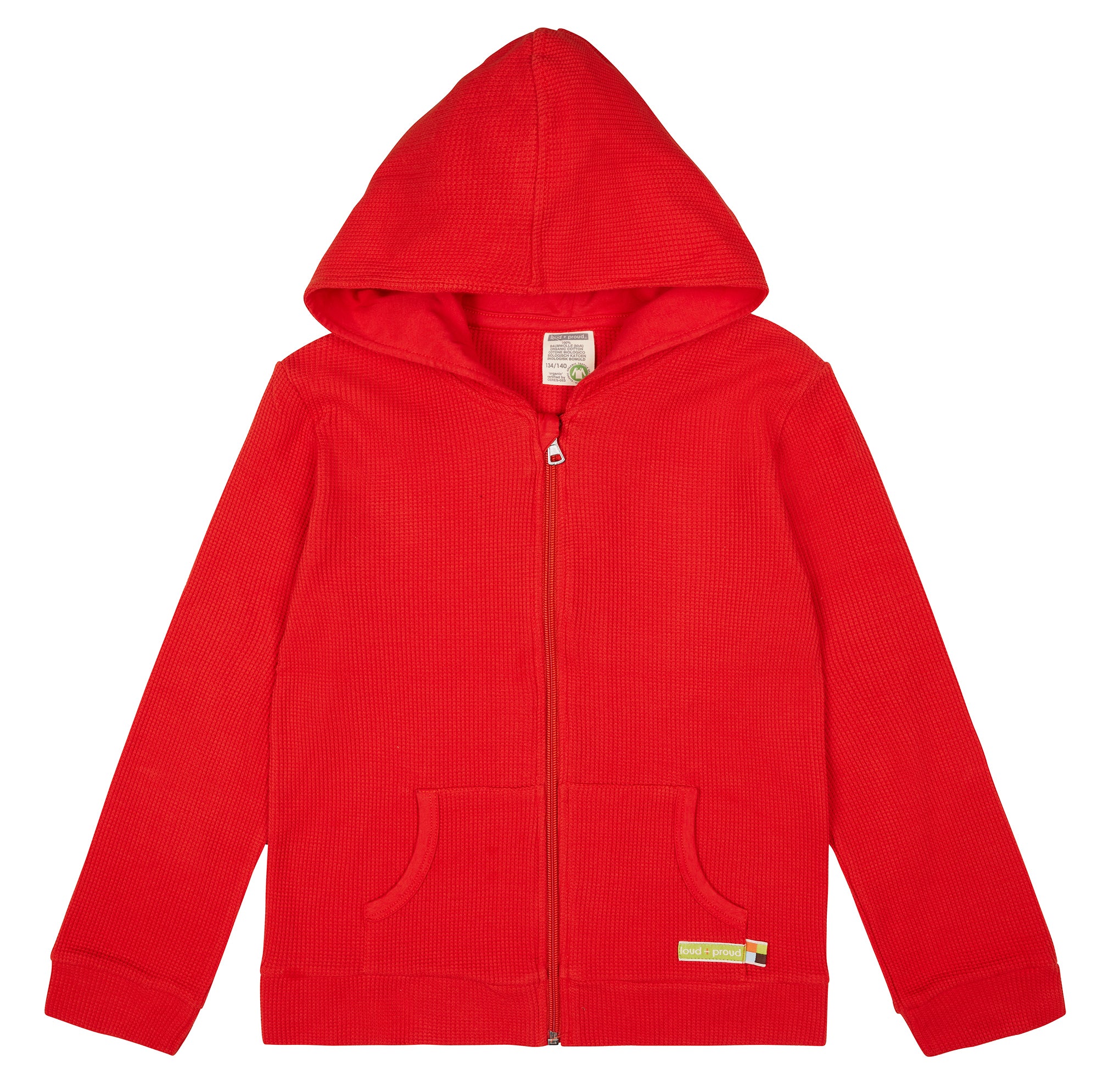- Kapuzenjacke Waffelstruktur - Kapuzenjacke Waffelstruktur