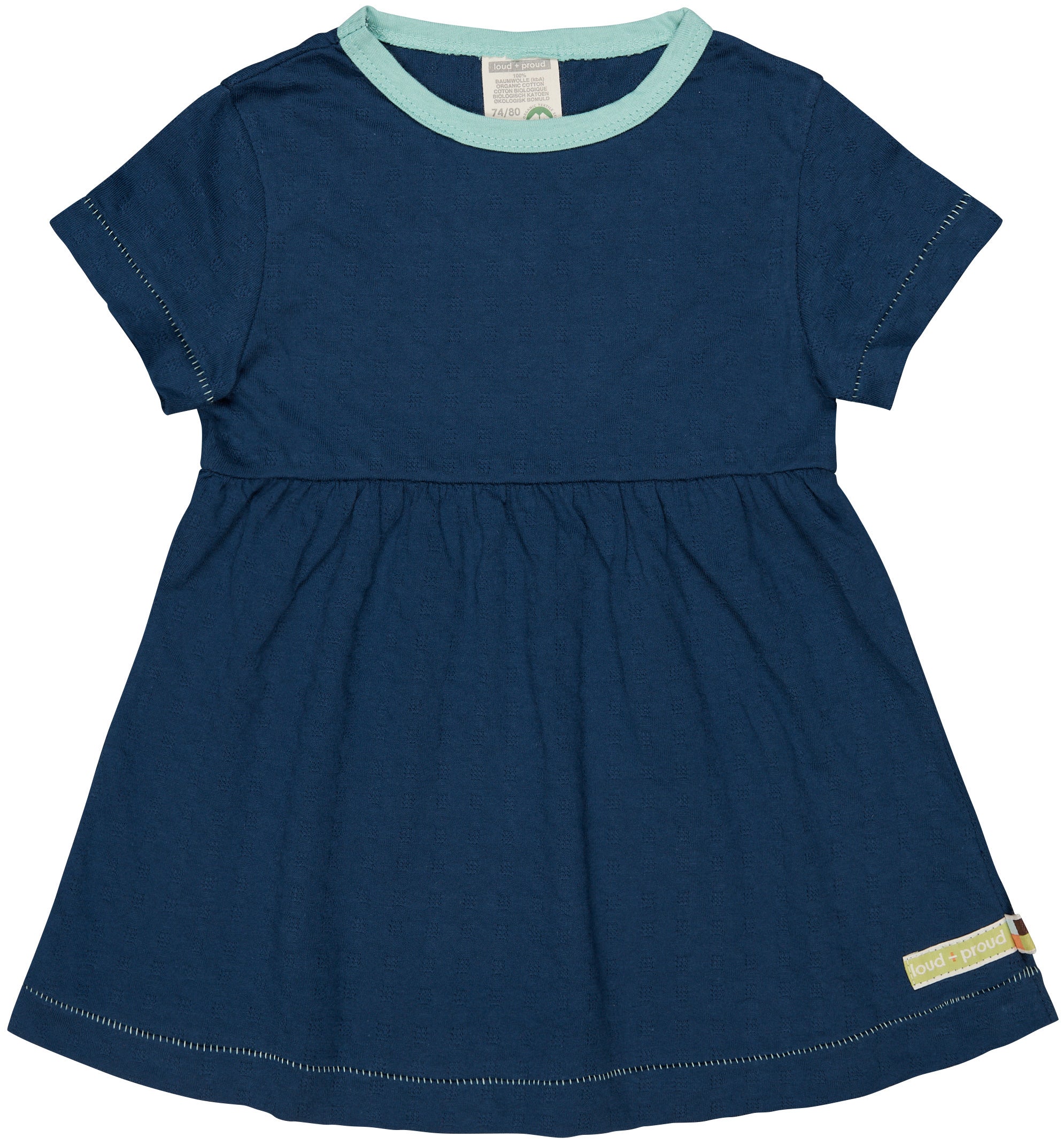 - Kleid mit Jacquard-Muster