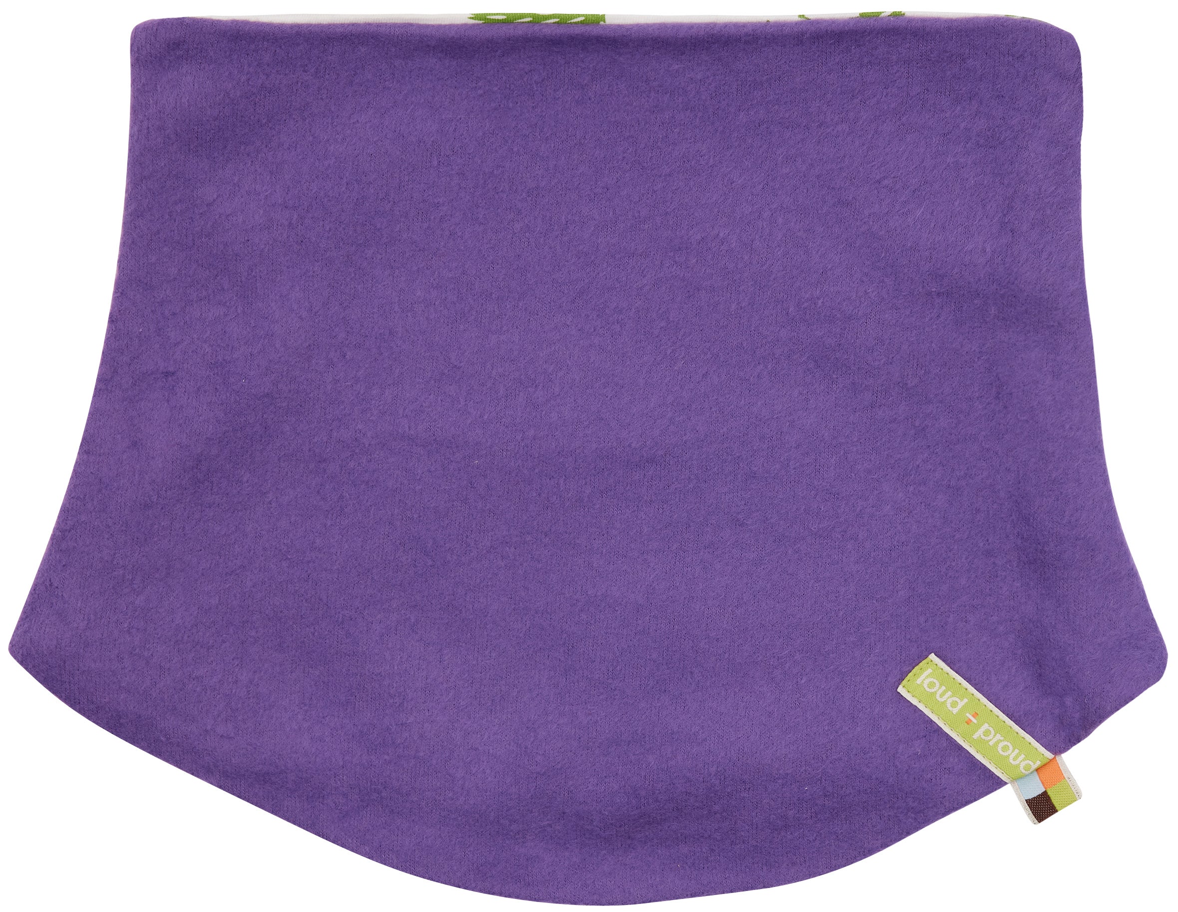 Wende-Schlauchschal aus Baumwoll-Fleece