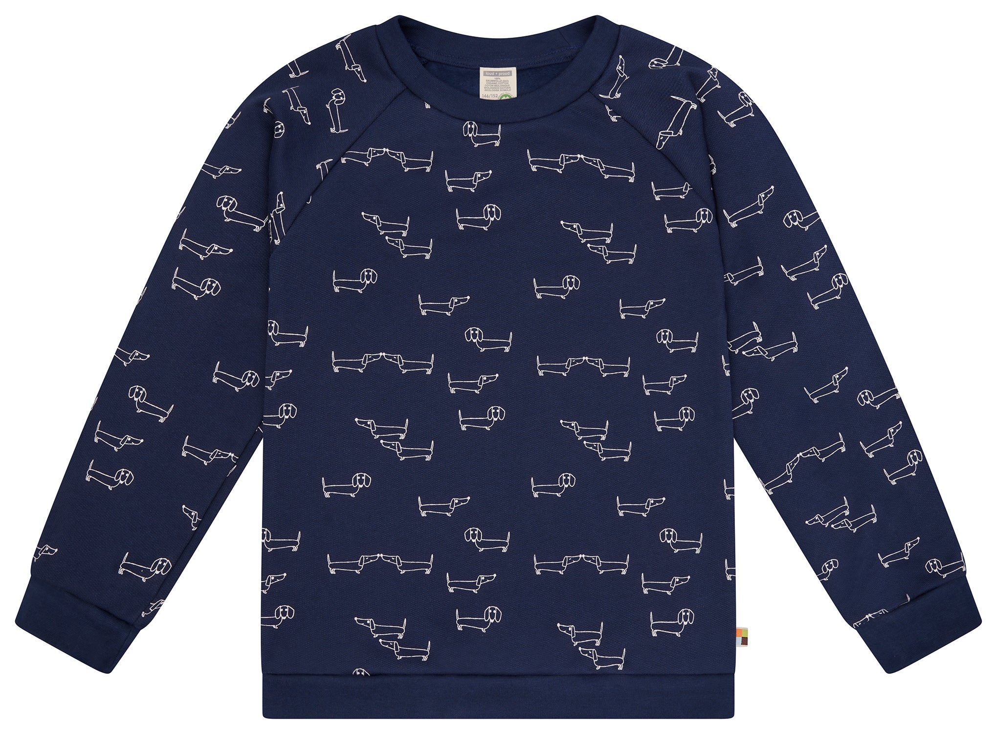 Sweatshirt mit Alloverdruck