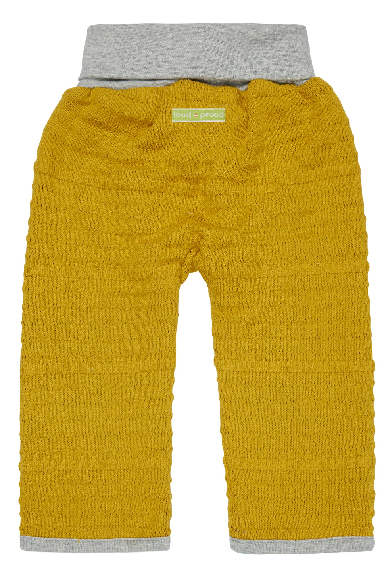 Knitted reversible pants 