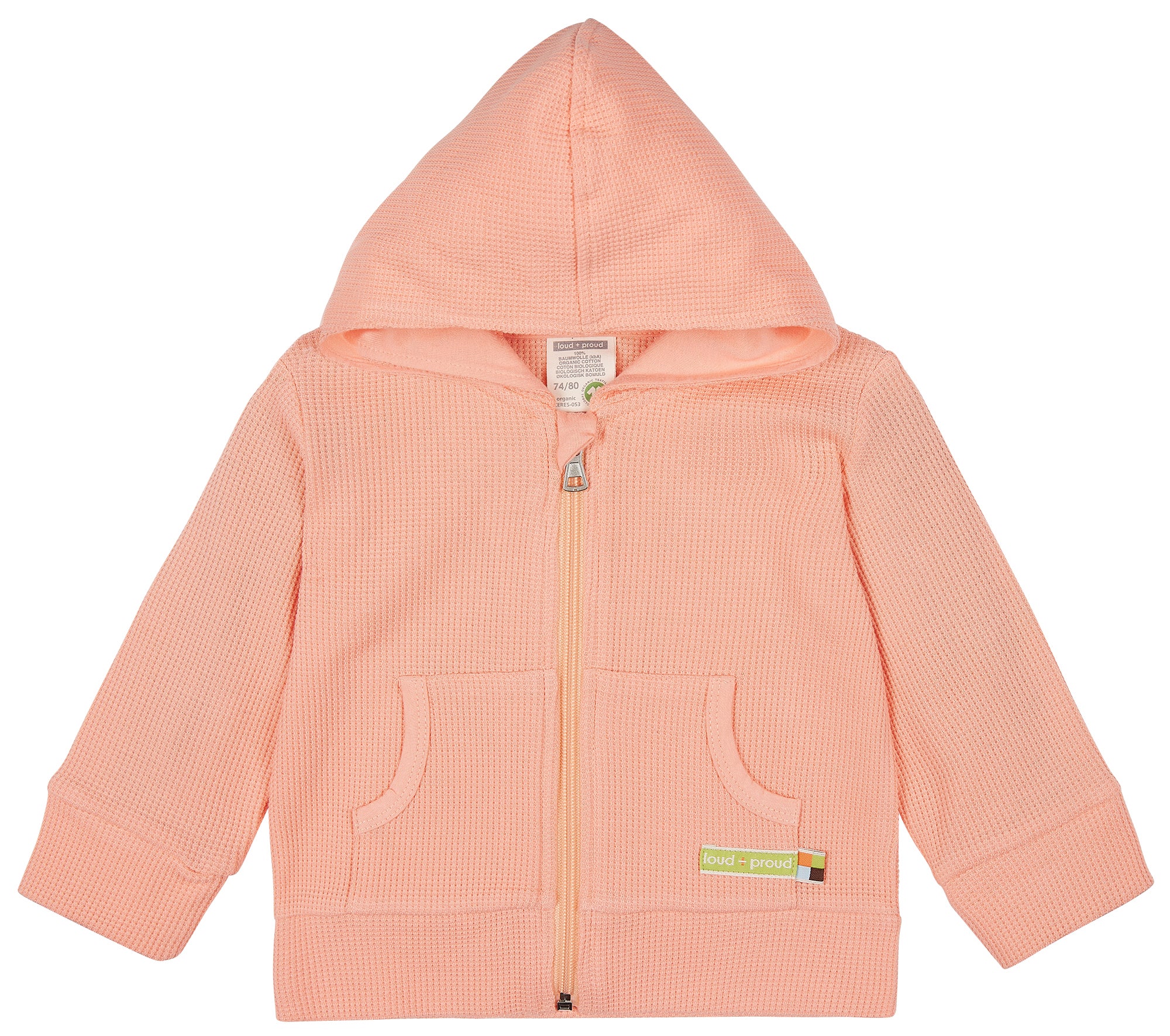 - Kapuzenjacke Waffelstruktur - Kapuzenjacke Waffelstruktur
