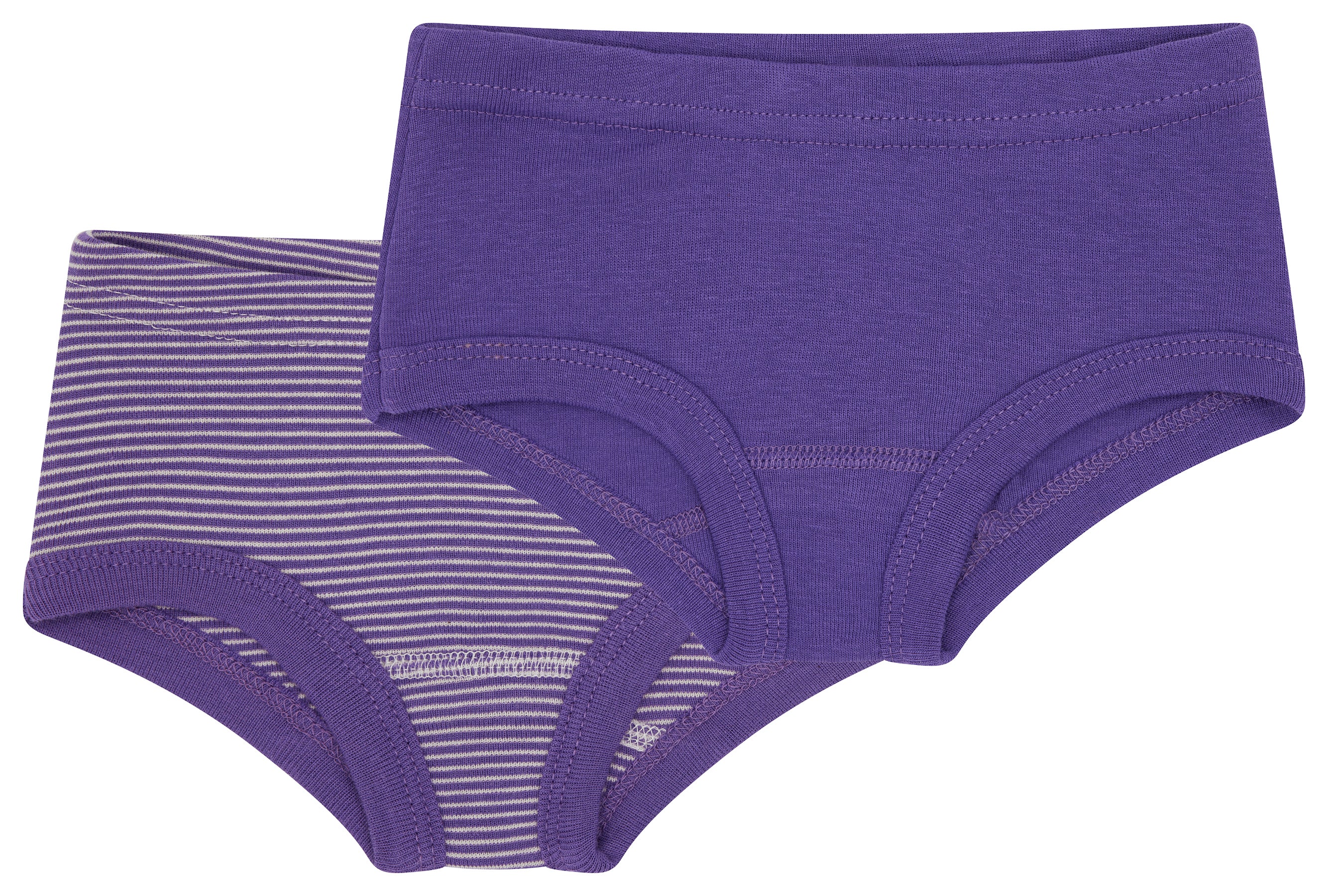Two-pack fine rib panties Two-pack fine rib panties