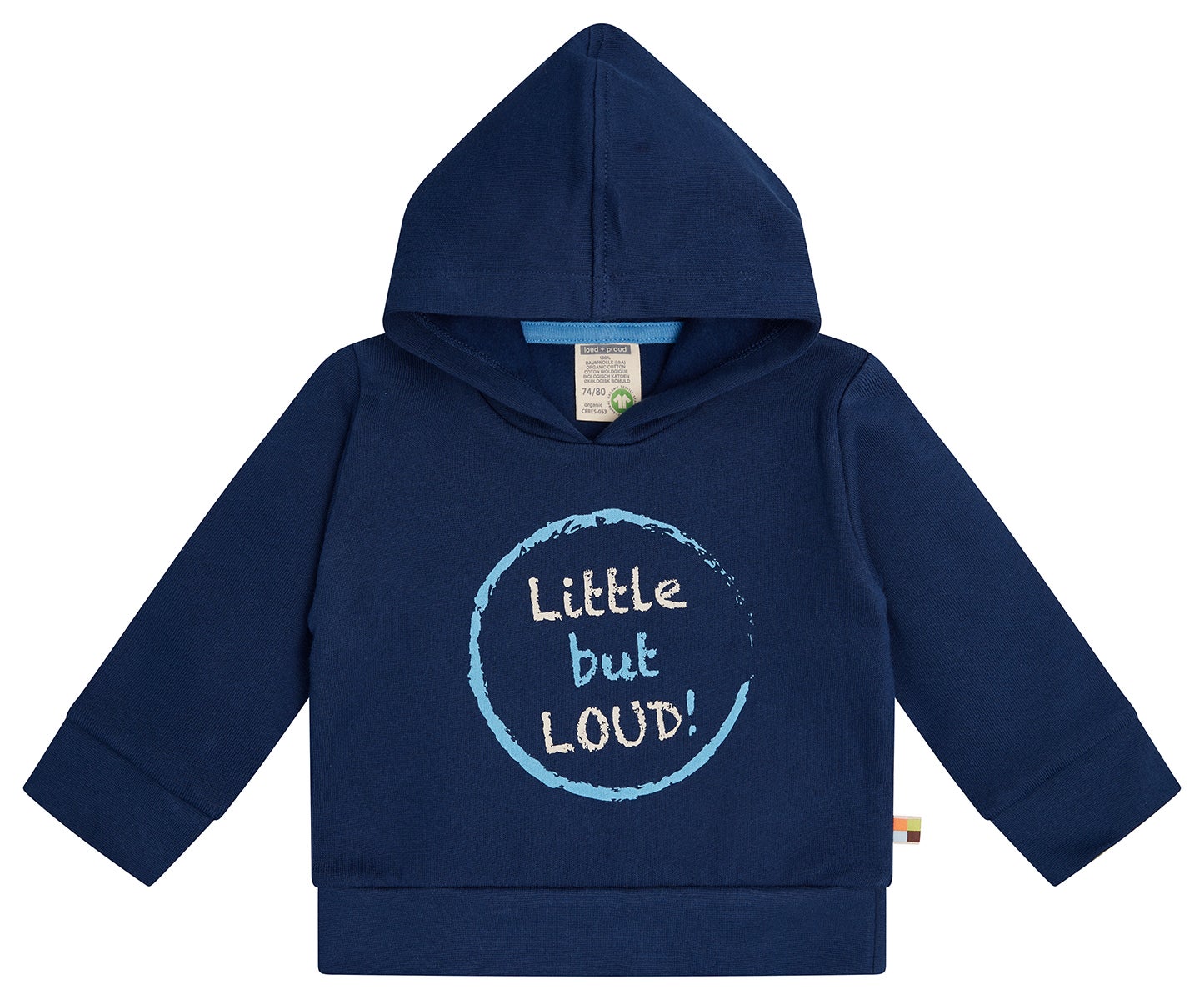 Loud + Proud Bio Sweatshirt Für Kinder - GOTS Zertifiziert Mit Süßem Dackel-Motiv