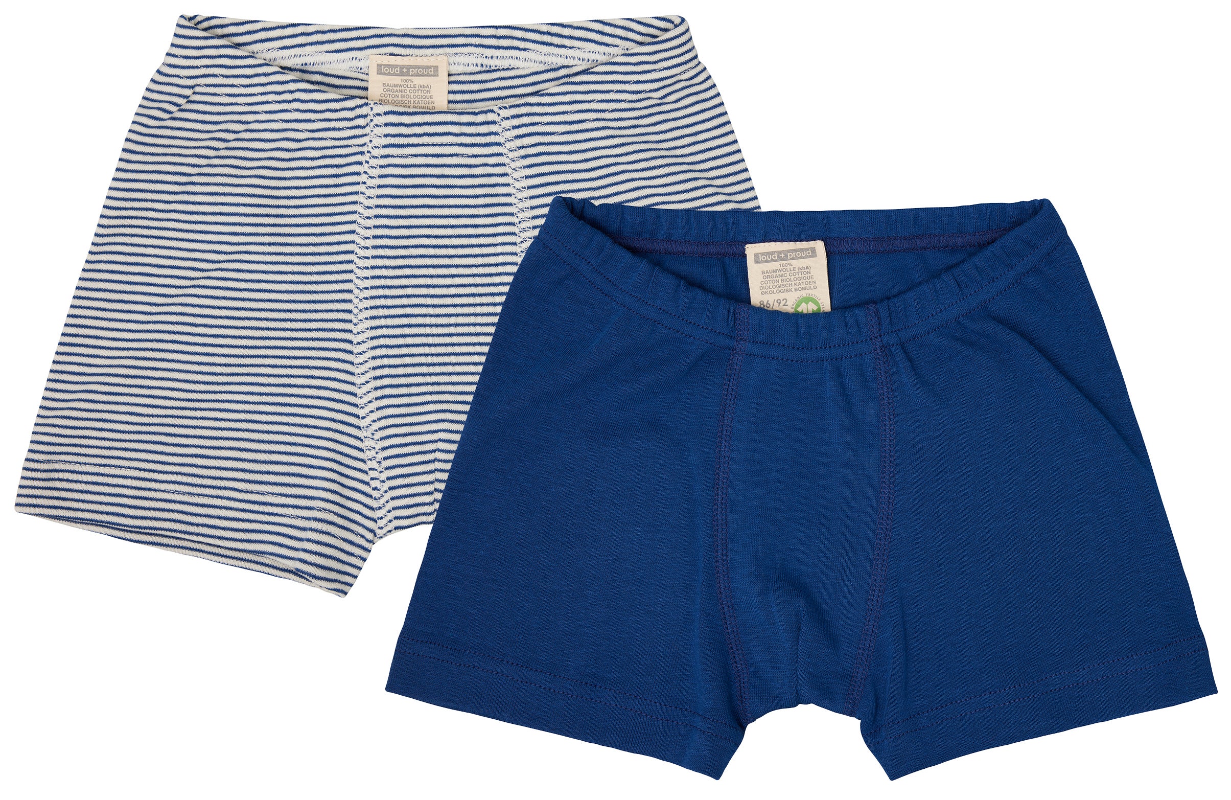 Double pack of boxer shorts in fine ribbed fabric Double pack of boxer shorts in fine ribbed fabric