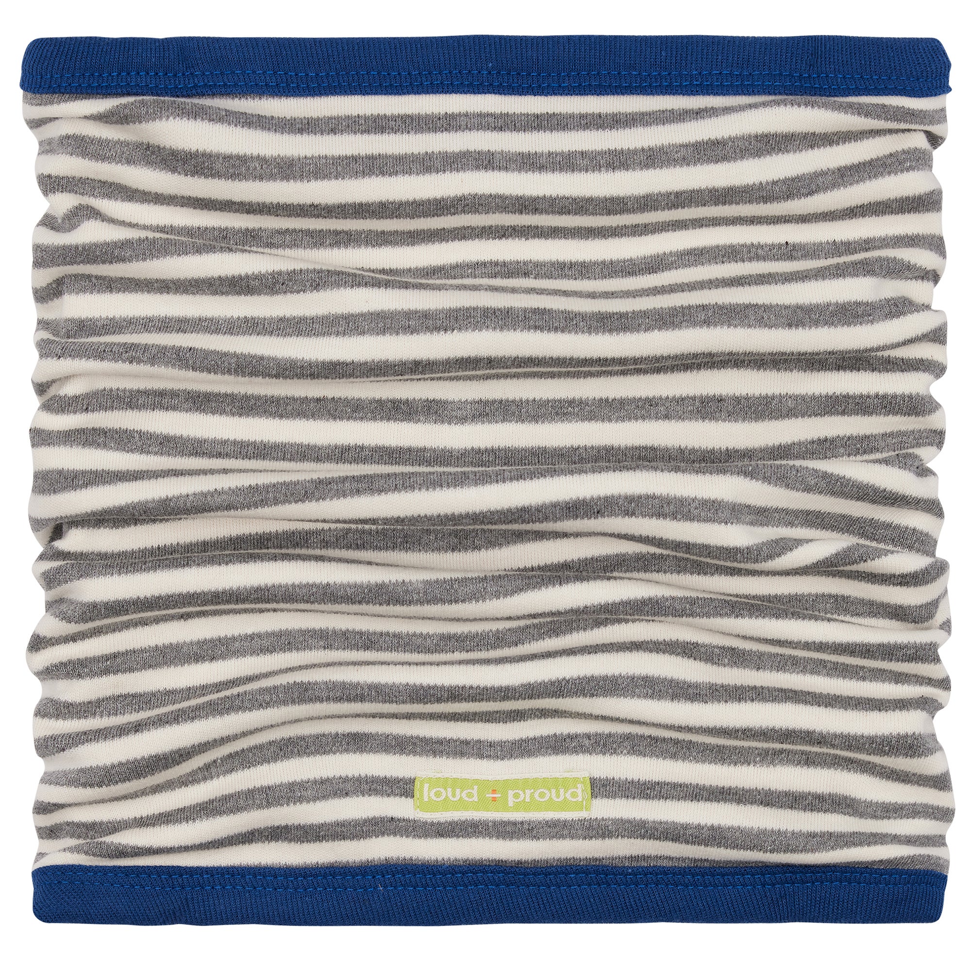 Reversible tube scarf made of interlock Reversible tube scarf made of interlock