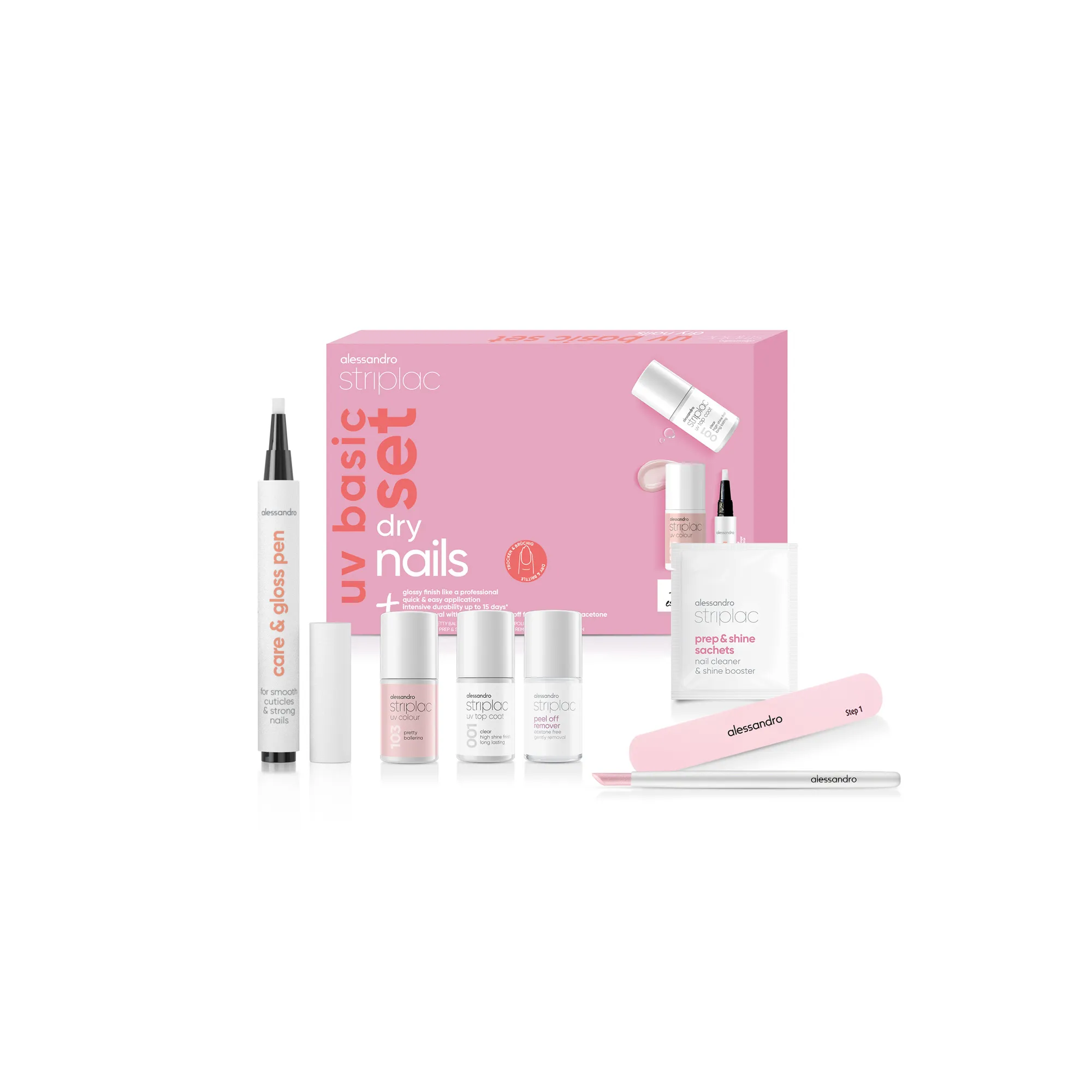 Striplac Uv Basic Set + Colour Dry Nails