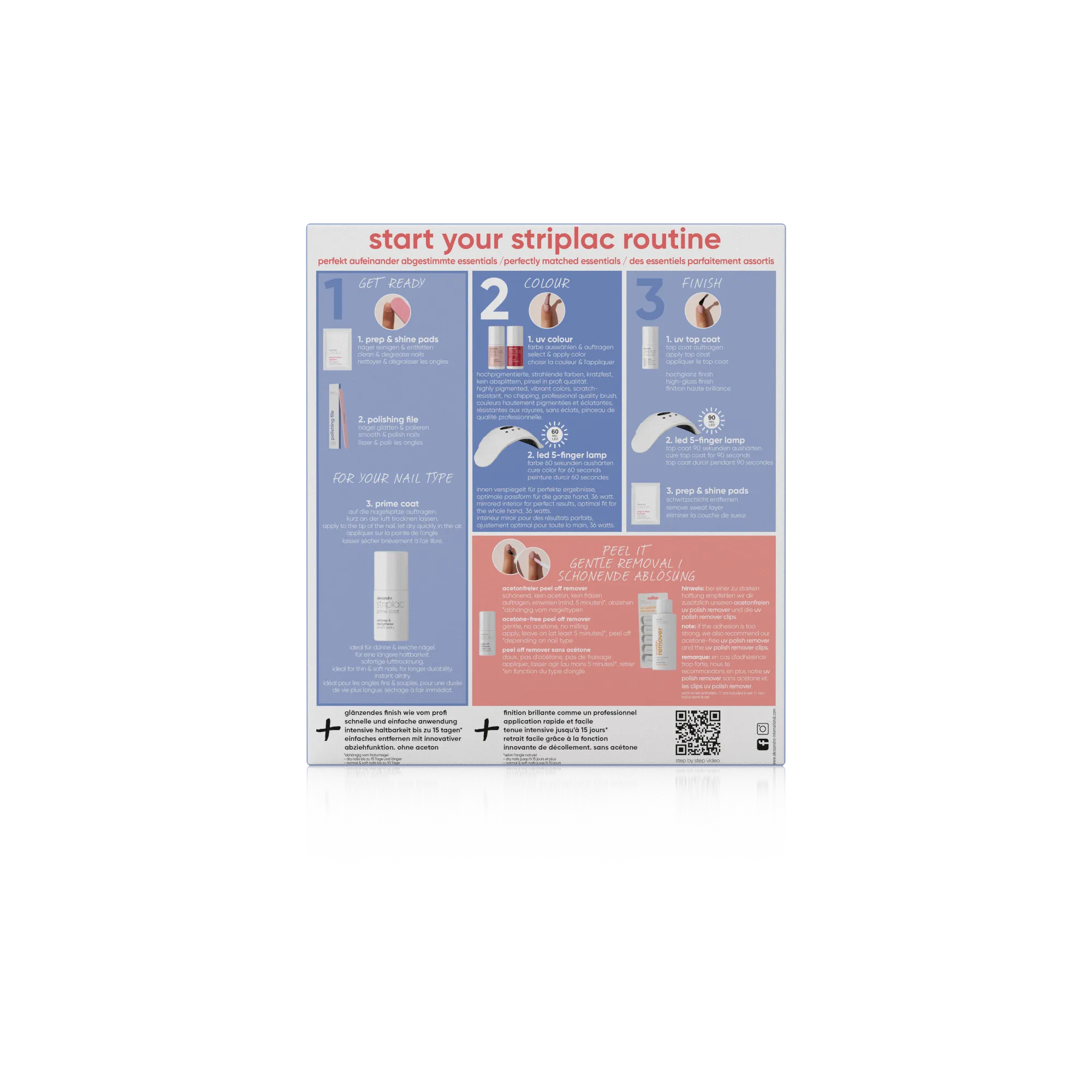 Normal Soft Set alessandro Striplac Uv Starter Set Normal & Soft Nails - 2 Colours | 21-900