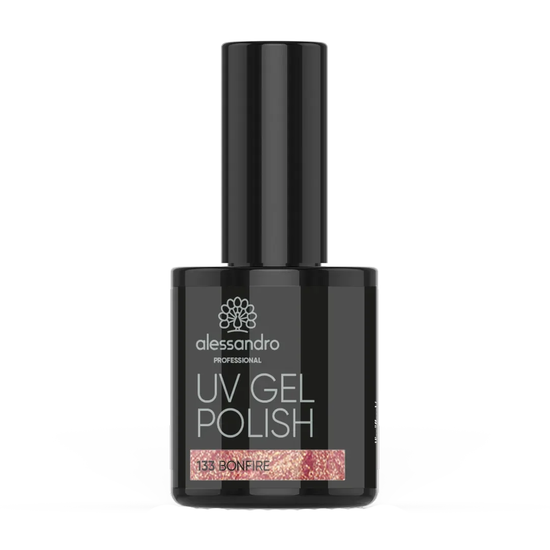 UV Gel Bonfire Glitter