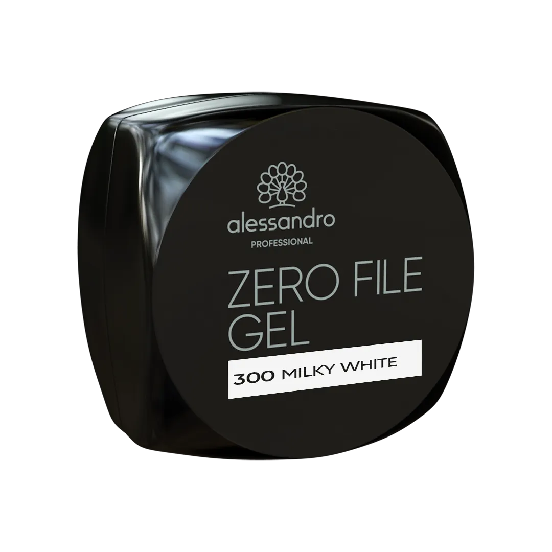 Zero File Gel Milky White