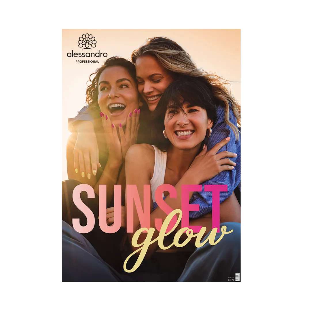 Sunset Glow Look Poster
