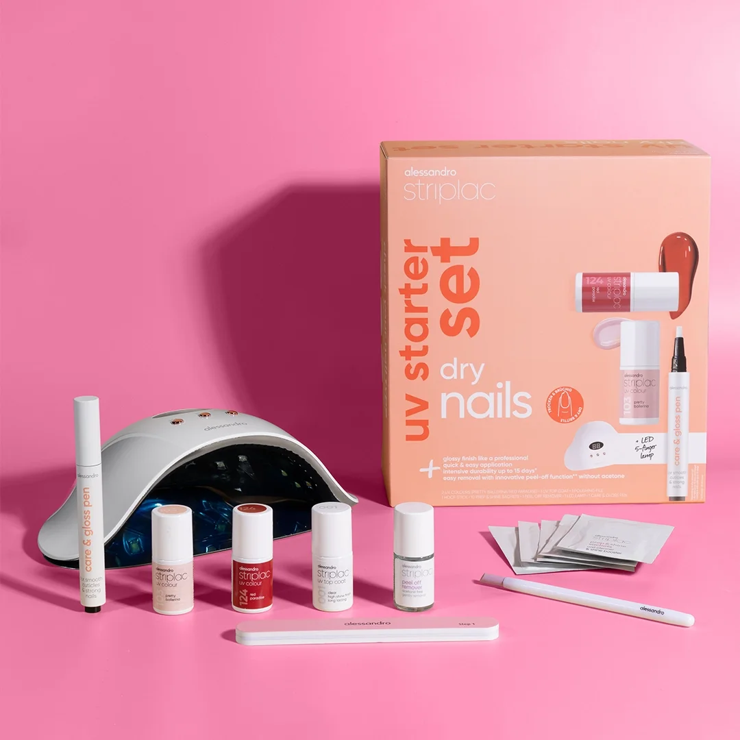 striplac uv starter set dry nails