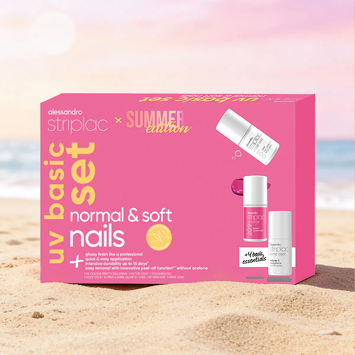 Normal Soft Set Striplac UV Basic Set normal & soft nails Summer Edition | 21-922