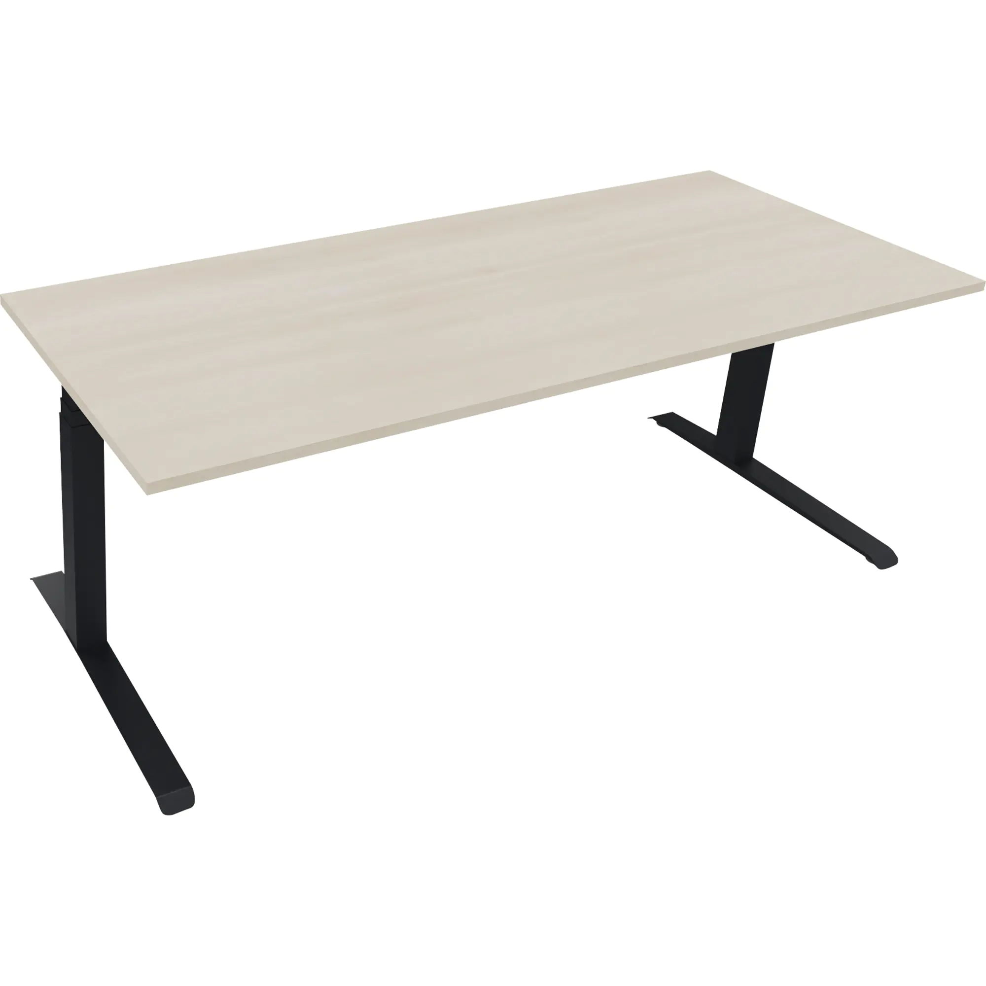 Sitz-/Stehtisch Kufe 200x80x64,5-127,5cm si/Akazie aus der Kategorie Tische