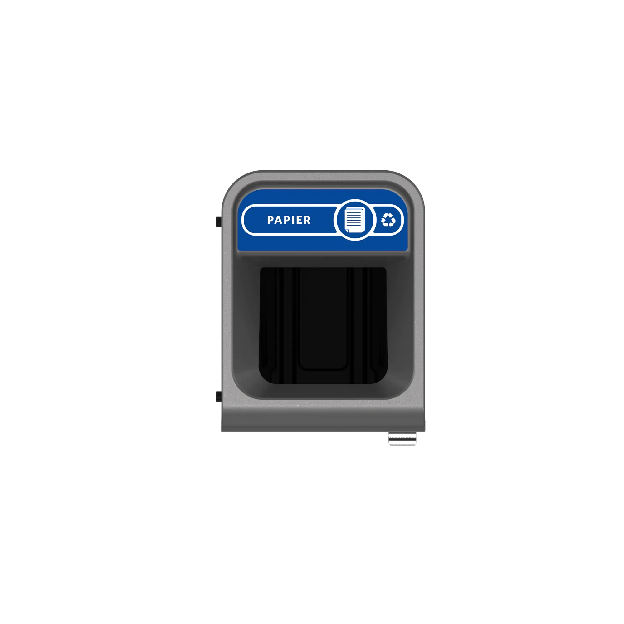 Rubbermaid Recyclingstation 57l Behältereinheit Papier bl aus der Kategorie Abfallentsorgung