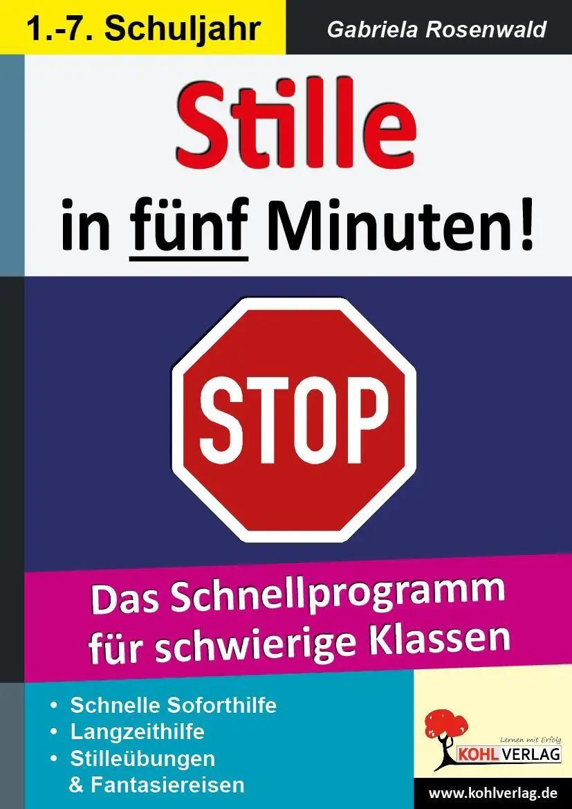 Stille in fünf Minuten! aus der Kategorie Schulbücher