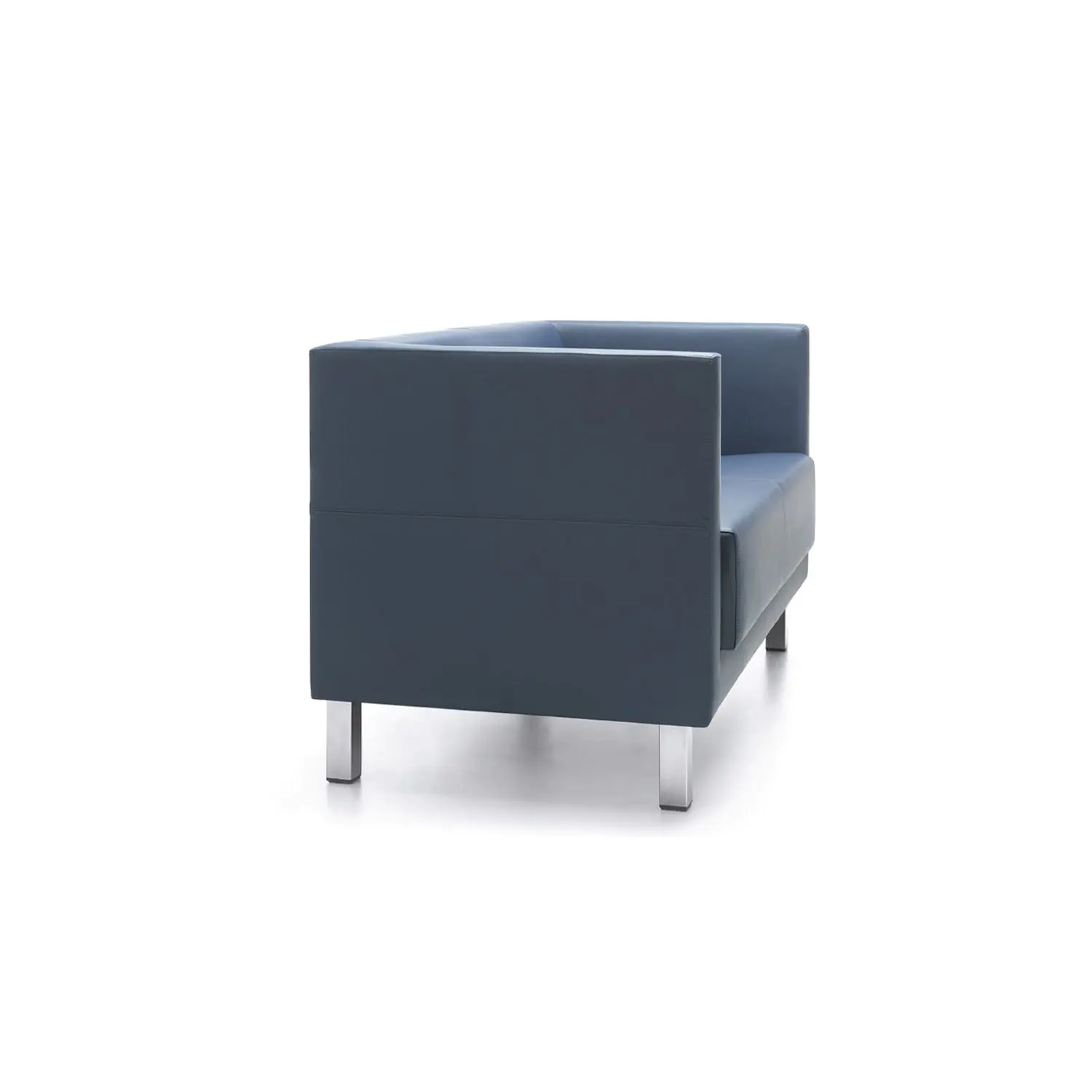 Sofa, 2-Sitzer, 127x68 cm (B/T), 4-Fußgestell - Chrom, aus der Kategorie Sessel, Sofa