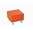 Sitzelement, Quadrat klein,  56x56 cm (B/T), Höhe 40 cm,