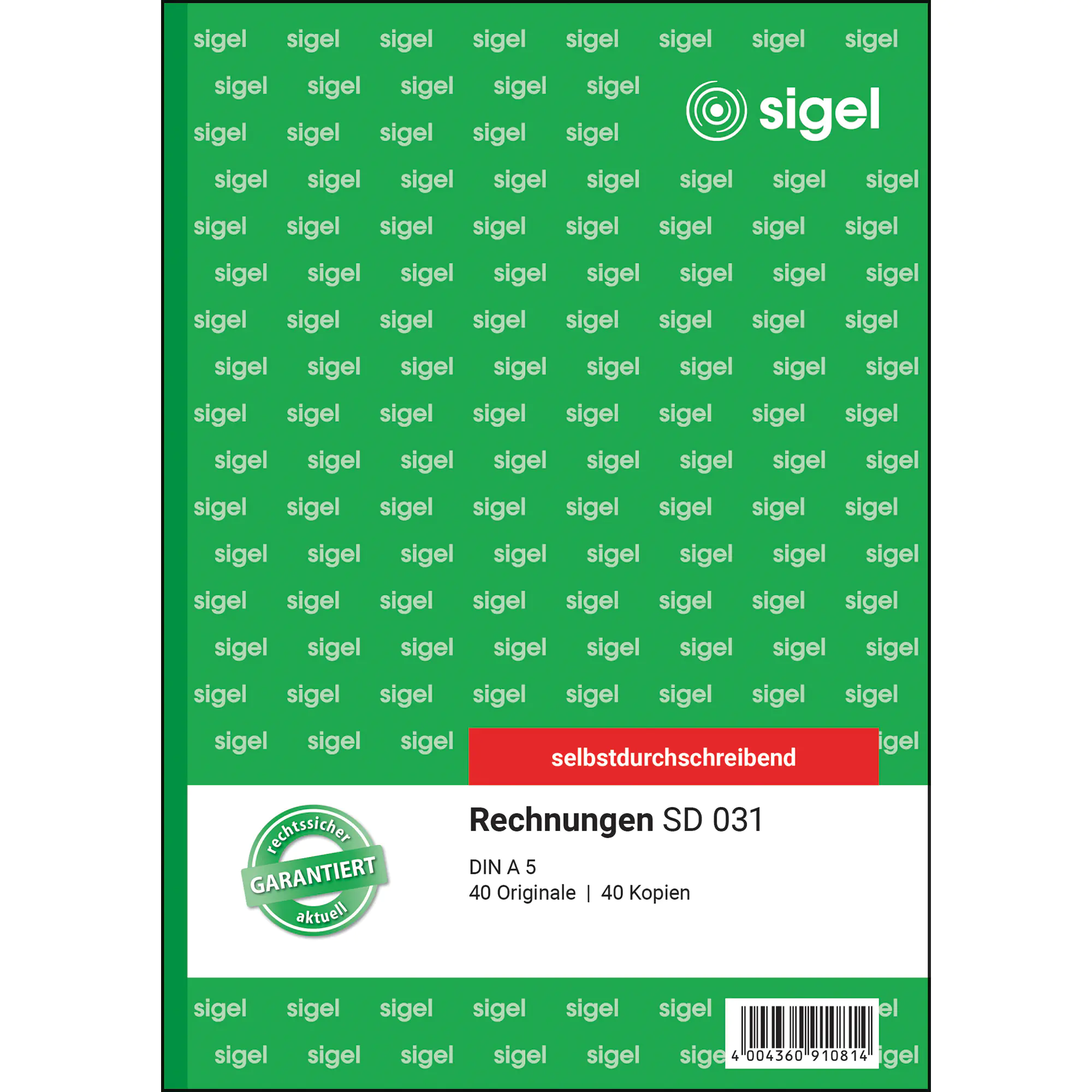 Sigel Rechnung DIN A5 selbst- durchschreibend 2x40Blatt aus der Kategorie Formulare