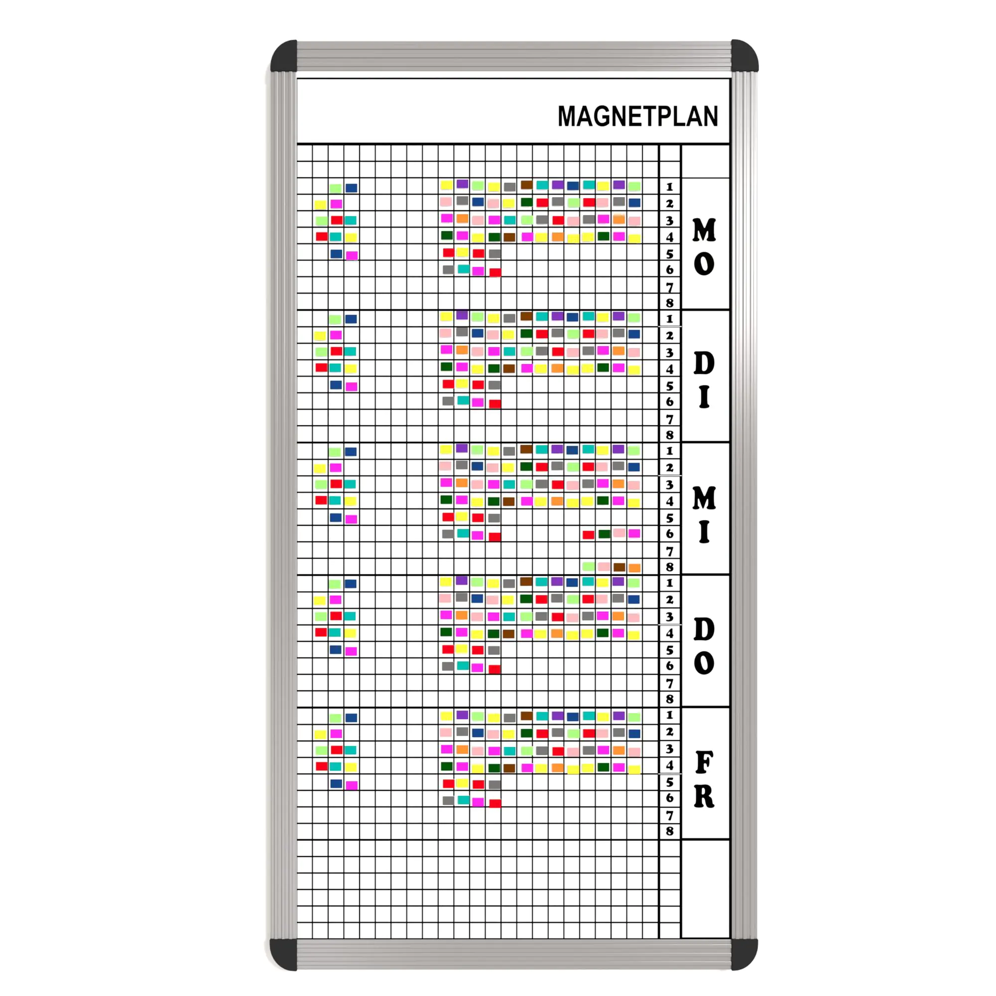 Personal-Raum-Plan,  8 Stunden, 23 Spalten, 103x57 cm,