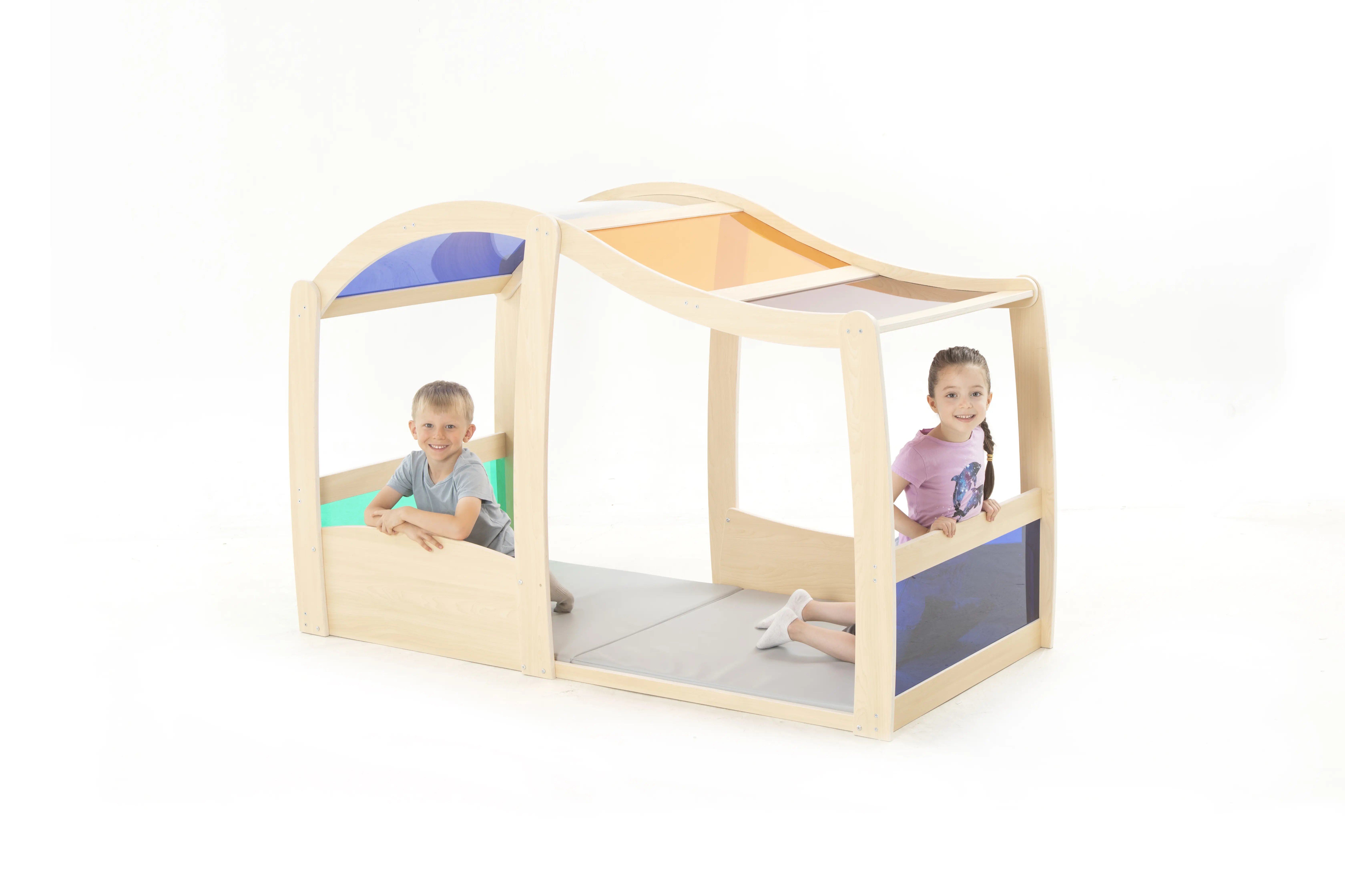 Wisdom Regenbogen | Spielhaus | 188 x 79 x 121 cm | Holz aus der Kategorie Bausteine & Spiellandschaften