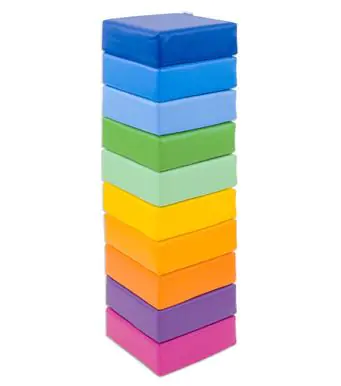 Sitzkissen Regenbogen, 10-tlg. aus der Kategorie Sitzkissen