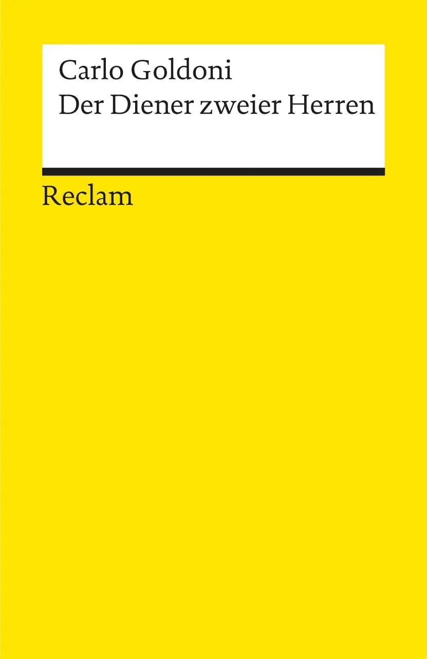 Der Diener zweier Herren aus der Kategorie Deutsch