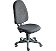 Bürodrehstuhl ohne Armlehnen, höhenverstellbar 42-55 cm, aus der Kategorie Büro-Drehstühle