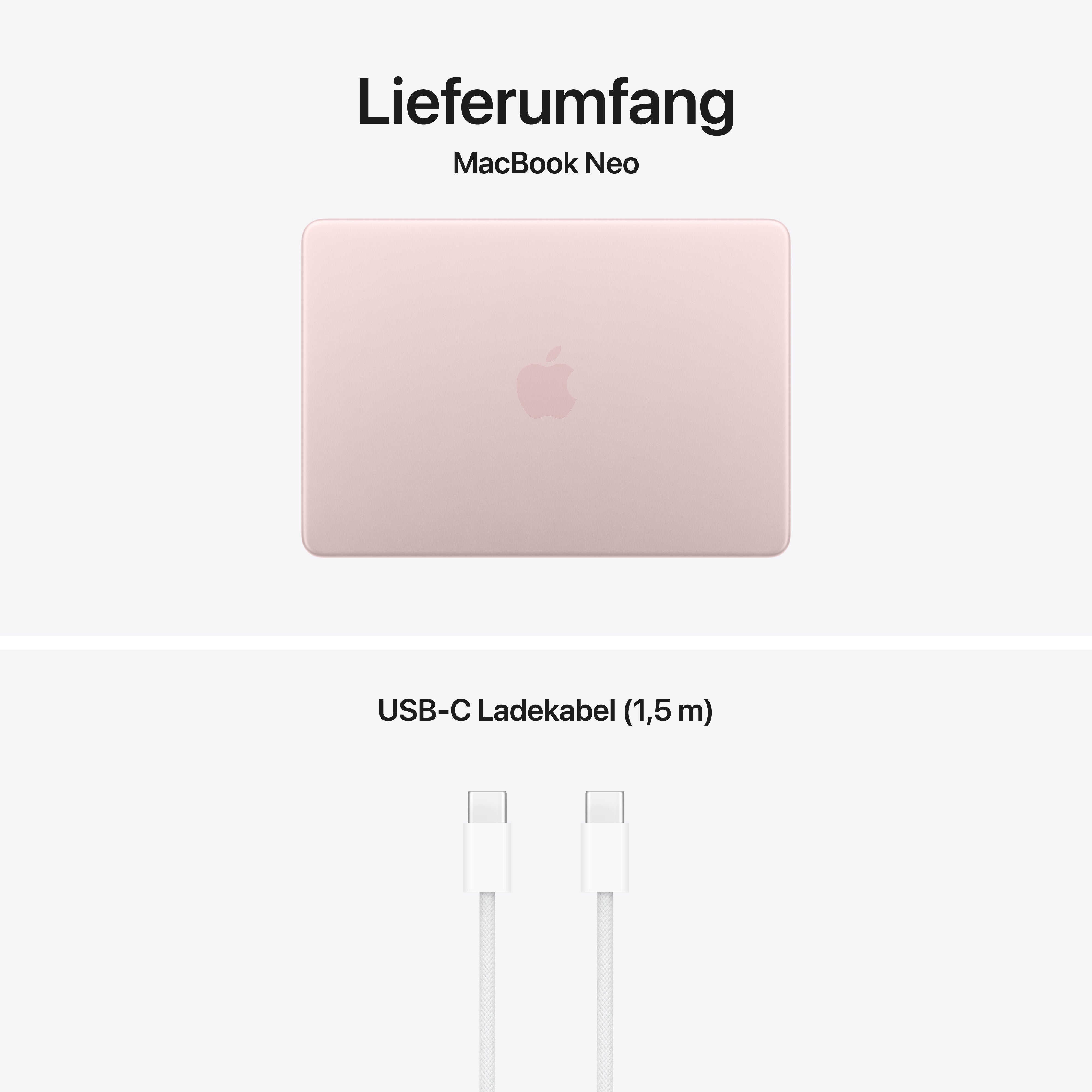 Apple Macbook Neo 13" | A18 pro | 8GB | 256GB | Rosa aus der Kategorie Notebooks