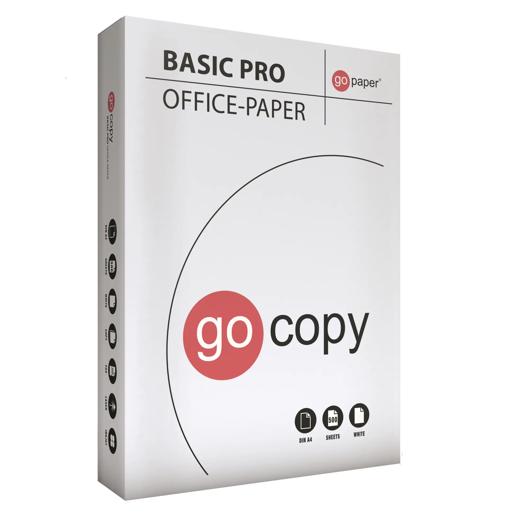 go copy Kopierpapier BASIC PRO A4 70g ws 500Bl. aus der Kategorie Kopier- & Druckerpapiere