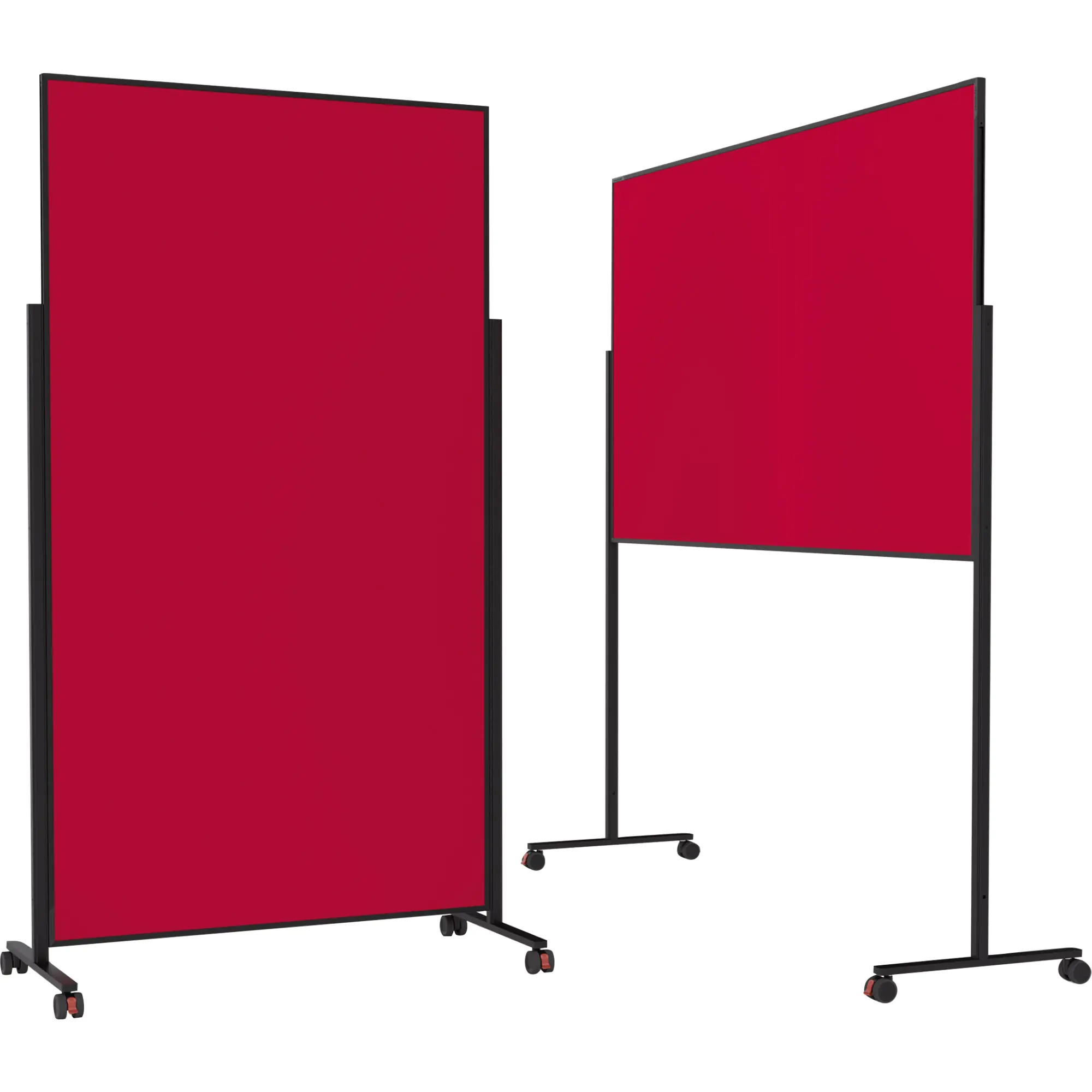 magnetoplan Moderationstafel VarioPin Filz sw/rot aus der Kategorie Moderationswände