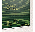 Lineaturen (gelb auf grün), Notenlinien 2,5 cm, aus der Kategorie Zubehör & Ersatzteile Präsentation