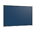 Wandtafel Stahlemaille blau, 180x120 cm, mit durchgehender Ablage, aus der Kategorie Wandtafeln Blau