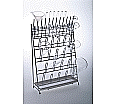 Abtropfgestell, 24 Stäbe und 20 Bügel, Maße 630x550 mm, aus beschichtetem Stahldraht aus der Kategorie Experimentierhilfen