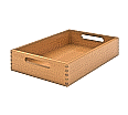 Massivholzkasten, B/H/T 23,5 x 7,7 x 36 cm, Buchenholz (massiv) aus der Kategorie Boxen