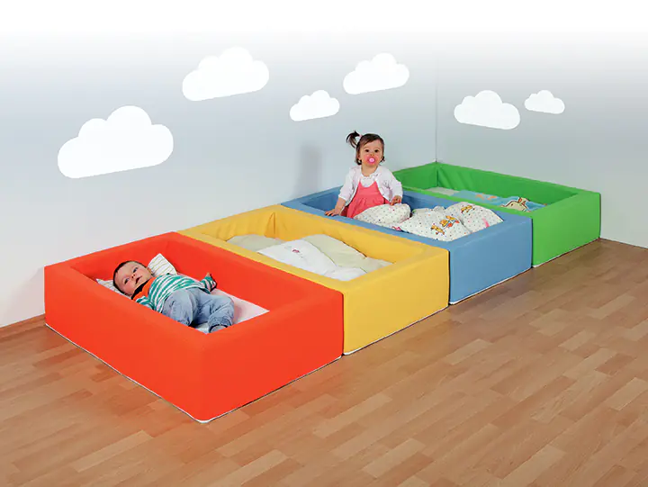 Krippenschaumstoffbettchen "Minis" aus der Kategorie Betten