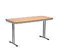 Klapptisch, 140x60 cm (B/T), 72 cm hoch, T-Fuß,