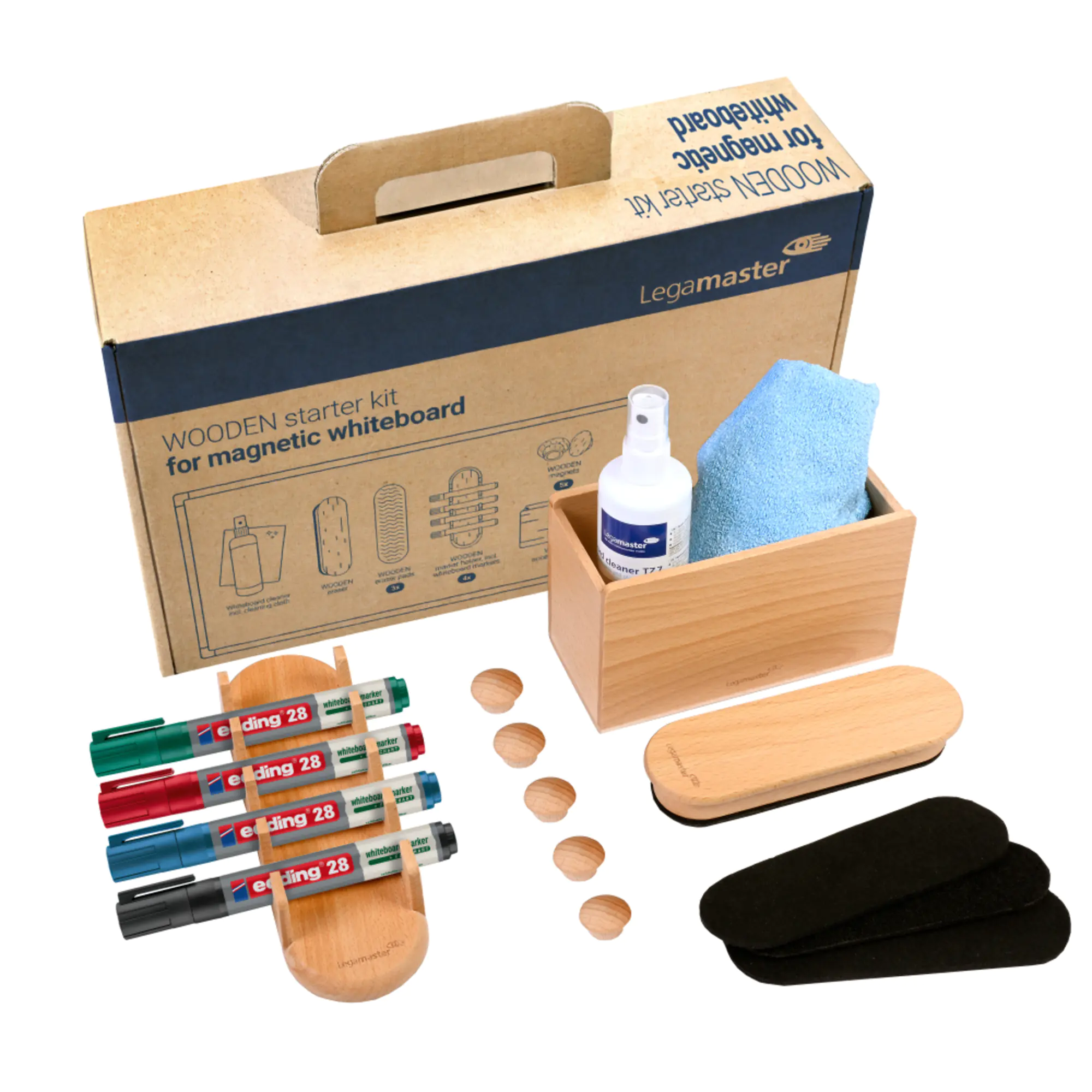 Legamaster Zubehör-Starterkit WOODEN Whiteboard aus der Kategorie Whiteboards