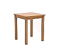 Quadrattisch,  60x60 cm (B/T), 71 cm hoch, Buche-Massivholzgestell mit gerader Zarge, Wechselgleiter aus der Kategorie Quadrattische