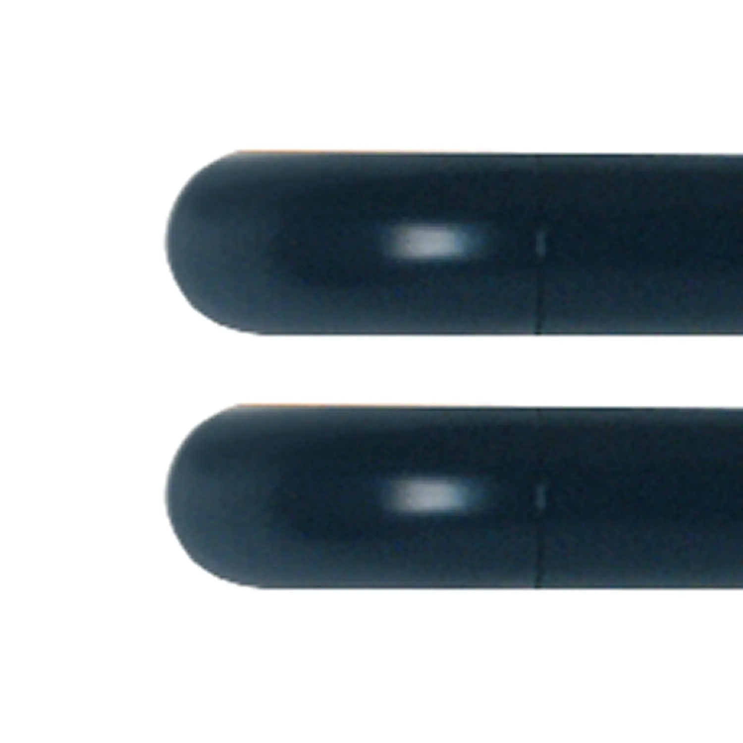 2 Abschlussbögen für Alu-Blende rund, 50 mm silber eloxiert oder RAL-Farbe,