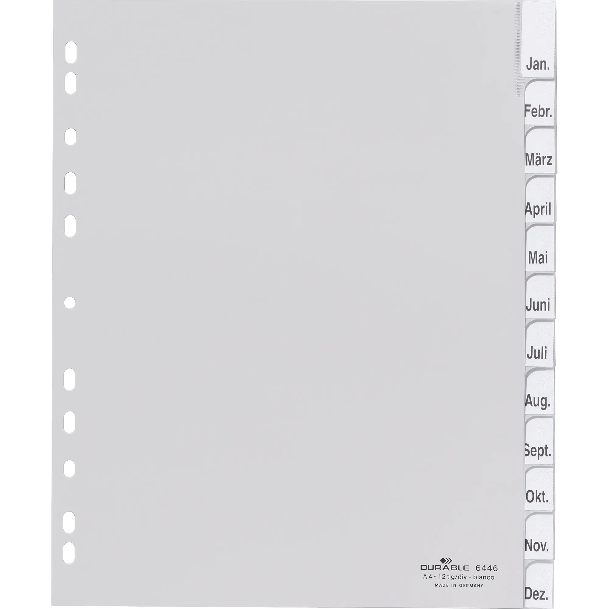 Durable Register DIN A4 überbreit 12tlg PP gr aus der Kategorie Register