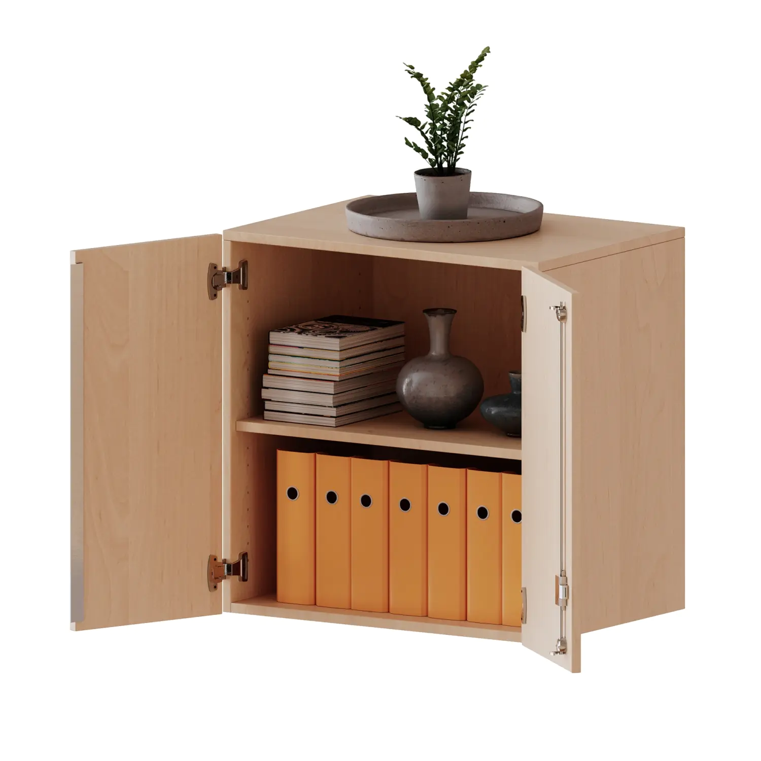 Aufsatz für ErgoTray, 2 OH, zwei Türen, B/H/T 70,3x72x40cm aus der Kategorie Klassen- und Schulschränke