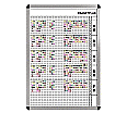 Personal-Raum-Plan,  8 Stunden, 33 Spalten, 103x77 cm,